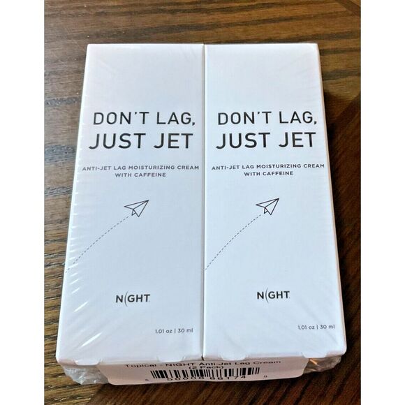 Other - NIB 2 Don't Lag Just Jet Anti-Jet Lag Moisturizing Cream With Caffine 30ml Each